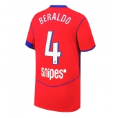 Paris Saint-Germain Lucas Beraldo #4 Tredje trøje 2025-26 Kort ærmer