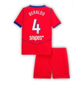 Paris Saint-Germain Lucas Beraldo #4 Tredje trøje Børn 2025-26 Kort ærmer (+ bukser)
