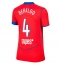 Paris Saint-Germain Lucas Beraldo #4 Tredje trøje Dame 2025-26 Kort ærmer