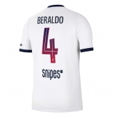 Paris Saint-Germain Lucas Beraldo #4 Udebanetrøje 2026-27 Kort ærmer