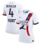 Paris Saint-Germain Lucas Beraldo #4 Udebanetrøje Dame 2025-26 Kort ærmer