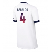 Paris Saint-Germain Lucas Beraldo #4 Udebanetrøje Dame 2026-27 Kort ærmer