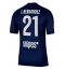Paris Saint-Germain Lucas Hernandez #21 Hjemmebanetrøje 2025-26 Kort ærmer