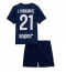 Paris Saint-Germain Lucas Hernandez #21 Hjemmebanetrøje Børn 2025-26 Kort ærmer (+ bukser)