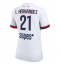 Paris Saint-Germain Lucas Hernandez #21 Udebanetrøje Dame 2025-26 Kort ærmer