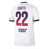 Paris Saint-Germain Mika Godts #22 Udebanetrøje 2026-27 Kort ærmer