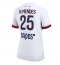 Paris Saint-Germain Nuno Mendes #25 Udebanetrøje Dame 2025-26 Kort ærmer
