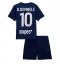 Paris Saint-Germain Ousmane Dembele #10 Hjemmebanetrøje Børn 2025-26 Kort ærmer (+ bukser)