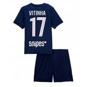Paris Saint-Germain Vitinha #17 Hjemmebanetrøje Børn 2025-26 Kort ærmer (+ bukser)