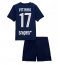 Paris Saint-Germain Vitinha #17 Hjemmebanetrøje Børn 2025-26 Kort ærmer (+ bukser)