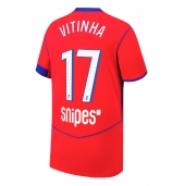 Paris Saint-Germain Vitinha #17 Tredje trøje 2025-26 Kort ærmer