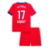 Paris Saint-Germain Vitinha #17 Tredje trøje Børn 2025-26 Kort ærmer (+ bukser)