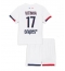 Paris Saint-Germain Vitinha #17 Udebanetrøje Børn 2025-26 Kort ærmer (+ bukser)