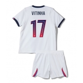 Paris Saint-Germain Vitinha #17 Udebanetrøje Børn 2026-27 Kort ærmer (+ bukser)