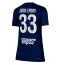 Paris Saint-Germain Warren Zaire-Emery #33 Hjemmebanetrøje Dame 2025-26 Kort ærmer