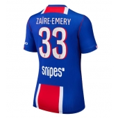Paris Saint-Germain Warren Zaire-Emery #33 Hjemmebanetrøje Dame 2026-27 Kort ærmer