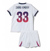 Paris Saint-Germain Warren Zaire-Emery #33 Udebanetrøje Børn 2026-27 Kort ærmer (+ bukser)