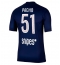 Paris Saint-Germain Willian Pacho #51 Hjemmebanetrøje 2025-26 Kort ærmer