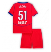 Paris Saint-Germain Willian Pacho #51 Tredje trøje Børn 2025-26 Kort ærmer (+ bukser)