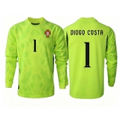 Portugal Diogo Costa #1 Målmand Hjemmebanetrøje VM 2026 Lange ærmer