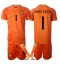 Portugal Diogo Costa #1 Målmand Udebanetrøje Børn VM 2026 Kort ærmer (+ bukser)