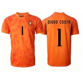 Portugal Diogo Costa #1 Målmand Udebanetrøje VM 2026 Kort ærmer