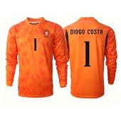 Portugal Diogo Costa #1 Målmand Udebanetrøje VM 2026 Lange ærmer