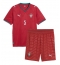 Portugal Diogo Dalot #5 Hjemmebanetrøje Børn VM 2026 Kort ærmer (+ bukser)