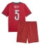 Portugal Diogo Dalot #5 Hjemmebanetrøje Børn VM 2026 Kort ærmer (+ bukser)