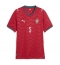 Portugal Diogo Dalot #5 Hjemmebanetrøje Dame VM 2026 Kort ærmer