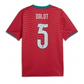 Portugal Diogo Dalot #5 Hjemmebanetrøje VM 2026 Kort ærmer