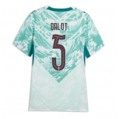 Portugal Diogo Dalot #5 Udebanetrøje Dame VM 2026 Kort ærmer