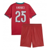 Portugal Nuno Mendes #25 Hjemmebanetrøje Børn VM 2026 Kort ærmer (+ bukser)