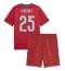 Portugal Nuno Mendes #25 Hjemmebanetrøje Børn VM 2026 Kort ærmer (+ bukser)