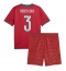 Portugal Ruben Dias #3 Hjemmebanetrøje Børn VM 2026 Kort ærmer (+ bukser)