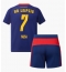 RB Leipzig Antonio Nusa #7 Udebanetrøje Børn 2025-26 Kort ærmer (+ bukser)