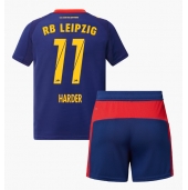 RB Leipzig Conrad Harder #11 Udebanetrøje Børn 2025-26 Kort ærmer (+ bukser)