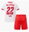 RB Leipzig David Raum #22 Hjemmebanetrøje Børn 2025-26 Kort ærmer (+ bukser)