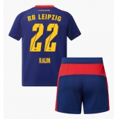 RB Leipzig David Raum #22 Udebanetrøje Børn 2025-26 Kort ærmer (+ bukser)