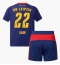 RB Leipzig David Raum #22 Udebanetrøje Børn 2025-26 Kort ærmer (+ bukser)