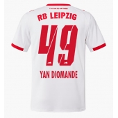 RB Leipzig Yan Diomande #49 Hjemmebanetrøje 2025-26 Kort ærmer