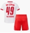 RB Leipzig Yan Diomande #49 Hjemmebanetrøje Børn 2025-26 Kort ærmer (+ bukser)