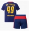 RB Leipzig Yan Diomande #49 Udebanetrøje Børn 2025-26 Kort ærmer (+ bukser)