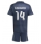 Real Madrid Aurelien Tchouameni #14 Udebanetrøje Børn 2025-26 Kort ærmer (+ bukser)