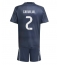 Real Madrid Daniel Carvajal #2 Udebanetrøje Børn 2025-26 Kort ærmer (+ bukser)