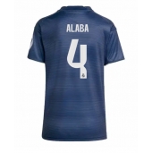 Real Madrid David Alaba #4 Udebanetrøje Dame 2025-26 Kort ærmer