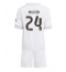 Real Madrid Dean Huijsen #24 Hjemmebanetrøje Børn 2025-26 Kort ærmer (+ bukser)