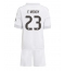 Real Madrid Ferland Mendy #23 Hjemmebanetrøje Børn 2025-26 Kort ærmer (+ bukser)