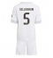 Real Madrid Jude Bellingham #5 Hjemmebanetrøje Børn 2025-26 Kort ærmer (+ bukser)