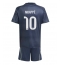 Real Madrid Kylian Mbappe #10 Udebanetrøje Børn 2025-26 Kort ærmer (+ bukser)